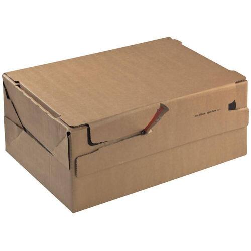 ColomPac Return Box XL mit Rücksendeverschluss, 384x290x190mm, Braun, 10 Stück Artikelbild Secondary1 L