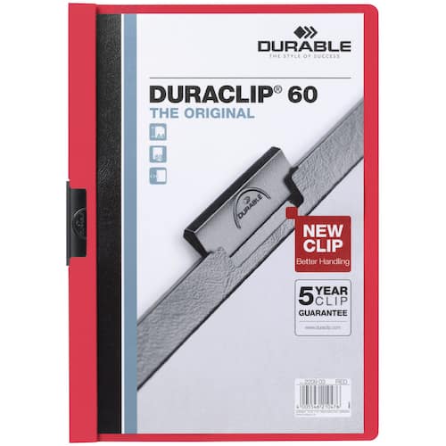 Durable Duraclip 60 Klemmmappe, Päsentationshefter, schwarz, A4, 1 Stück Artikelbild Secondary2 L