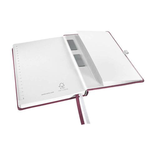 Leitz Notizbuch Style, Hardcover, A5 granat rot, 148x214x21mm, kariert, 1 Stück Artikelbild Secondary1 L