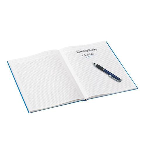 Leitz Notizbuch WOW mit festem Einband, DIN A5, Blau metallic, kariert Artikelbild Secondary1 L