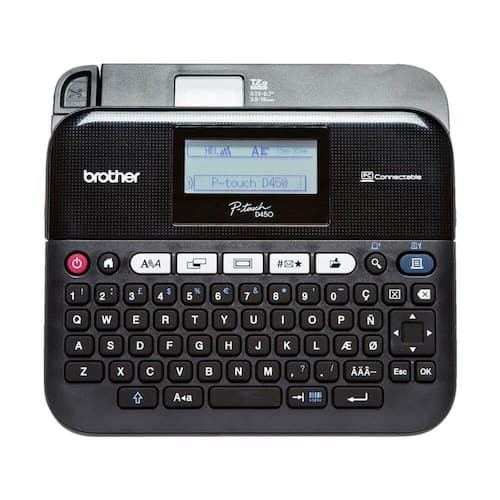 Brother Beschriftungsgerät P-touch D450VP, Etikettiergerät, Tischgerät, 1 Stück Artikelbild