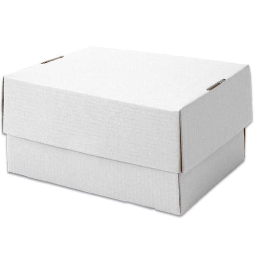 Pressel Stülpdeckel-Karton, 305x215x44-80mm, Weiß, 25 Stück Artikelbild