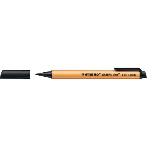 STABILO Faserschreiber GREENpoint, Faserstift, sortiert, 0,8mm, 6 Stück Artikelbild Secondary1 L