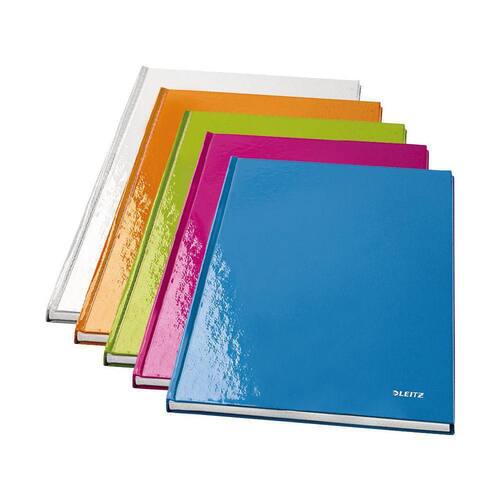 Leitz Notizbuch WOW mit festem Einband, DIN A4, Blau metallic, kariert Artikelbild Secondary8 L