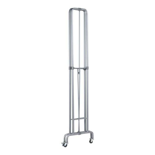 Unilux Garderobenständer mit Rollen, mobile Geraderobe, 88x49x180cm, grau, 1 Stück Artikelbild Secondary1 L