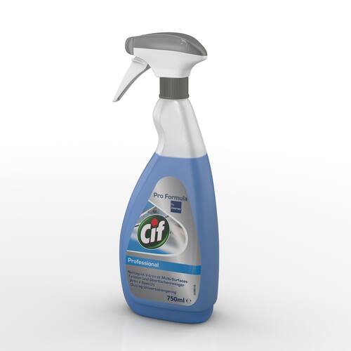 Cif Professional Glasreiniger Fenster & Glas, 1 Sprühflasche 750 ml Artikelbild Secondary1 L