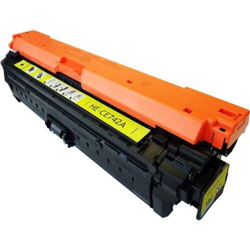 HP Original Toner, HP 307A, CE742A, Gelb Artikelbild Secondary1 L