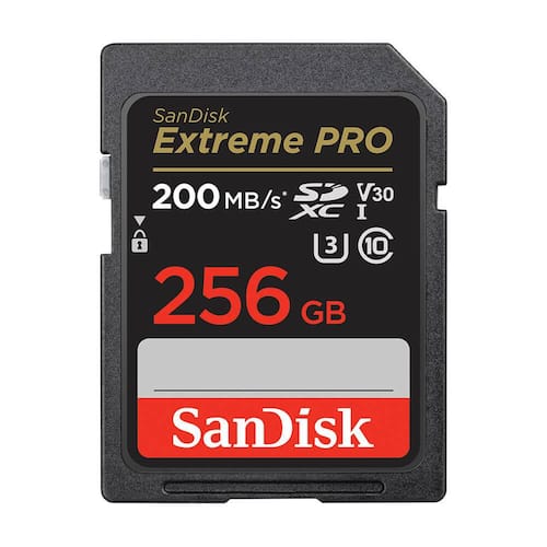 SanDisk Minneskort  SDHC Extreme Pro256GB produktfoto