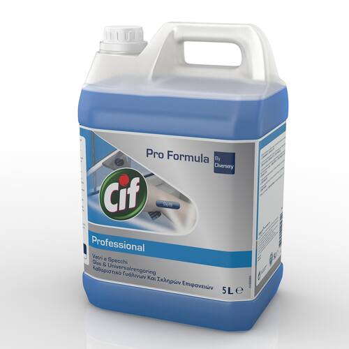 Cif Professionel Fenster & Glas Reinigungsmittel, Fensterreiniger 5 Liter Artikelbild Secondary1 L