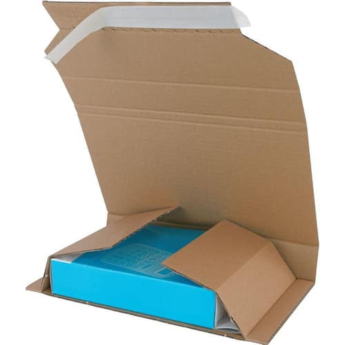 Pressel Buchverpackung mit Haftklebeverschluss, C5, 245x165mm, Braun, 25 Stück Artikelbild