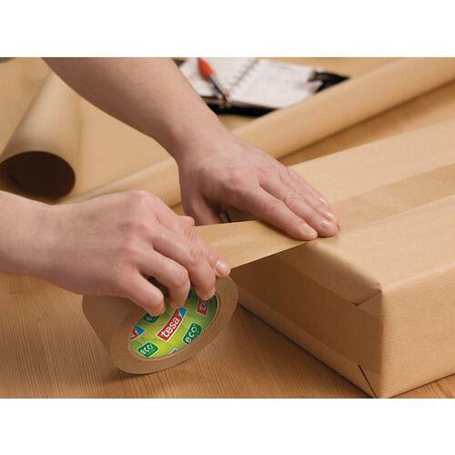 tesa® Papier Klebeband, tesapack® ecoLogo®, braun, 50mm, Nr. 57180, Recycling, 1 Rolle Artikelbild Secondary1 L