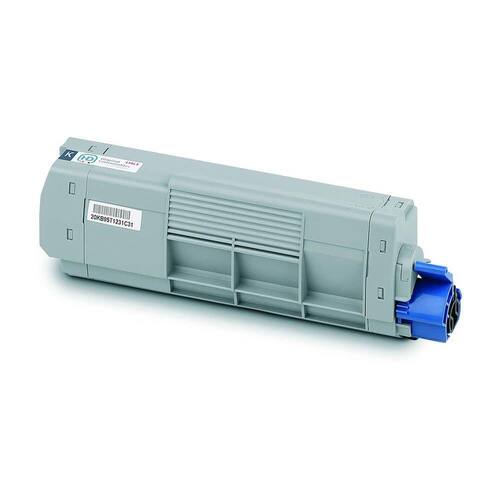 OKI Original Toner C 610, Lasertoner, Tonerkartusche, schwarz, 1 Stück Artikelbild Secondary1 L