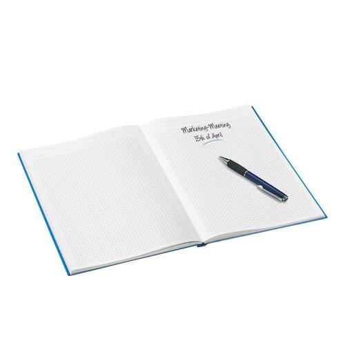 Leitz Notizbuch WOW mit festem Einband, DIN A4, Blau metallic, kariert Artikelbild Secondary7 L