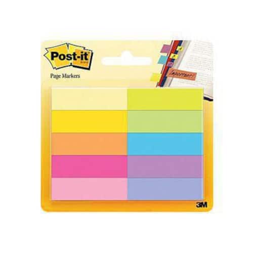 Post-it® Page Marker, Indexstreifen, 12,7x44,4mm, Intensivfarben, 10 Blöcke Artikelbild Secondary1 L