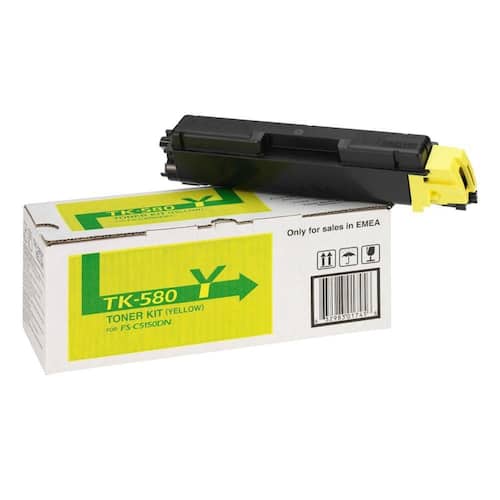 KYOCERA Toner, 580Y, gul, 1T02KTANL0 produktfoto Secondary3 L