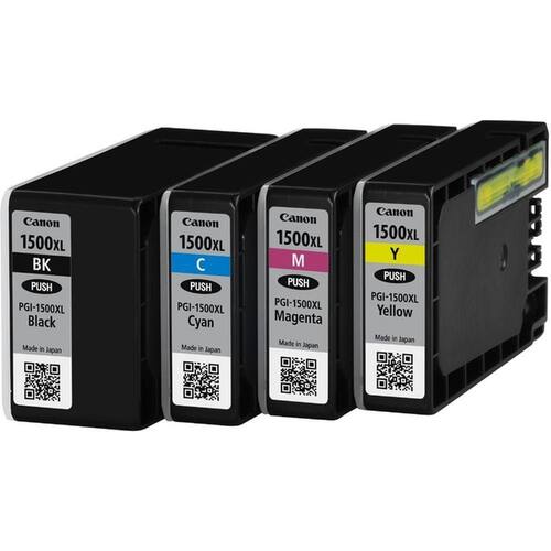 Canon Original Tinte PGI-1500XL, Tintenpatrone, Druckerpatrone, Schwarz, 3-farbig, Multipack, 1 Packung Artikelbild Secondary2 L