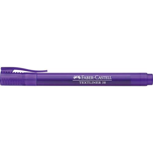 Faber-Castell Textliner 38, 1577, Textmarker, Highlighter, Leuchtmarker, violett, 10 Stück Artikelbild Secondary2 L