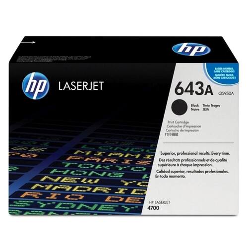 HP Original Toner, HP 643A, Q5950A, Schwarz Artikelbild