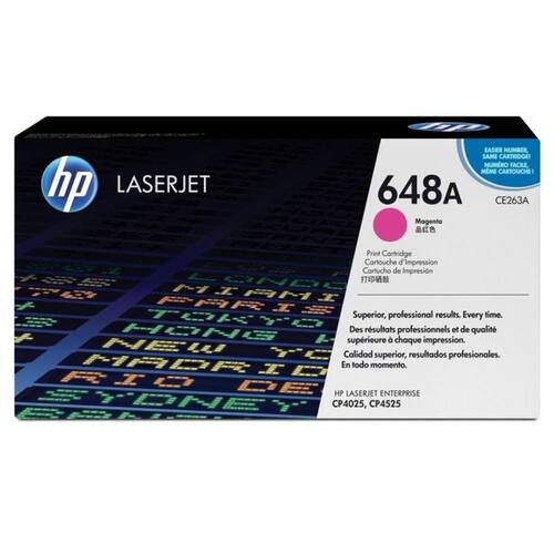 HP Original Toner, HP 648, CE263A, Magenta Artikelbild