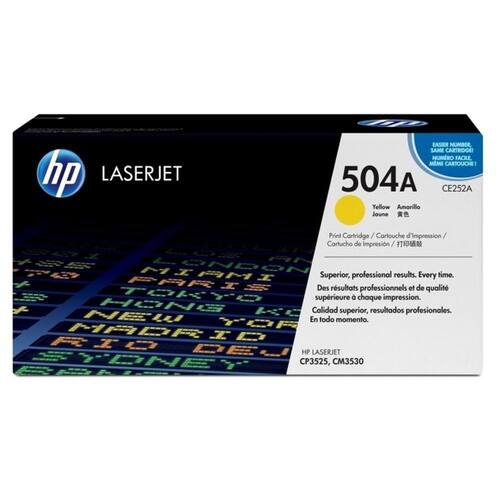 HP Original Toner, HP 504A, CE252A, Gelb Artikelbild