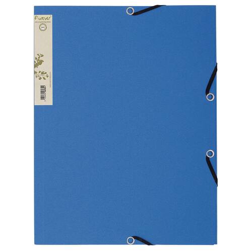Exacompta Einschlagmappe mit Gummizug, Flügelmappe, A4+, 400g, dunkelblau, 1 Stück Artikelbild Secondary1 L