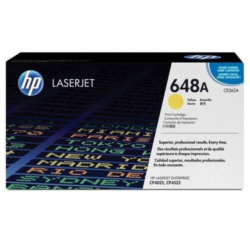 HP Original Toner, HP 648, CE262A, Gelb Artikelbild