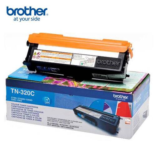 Brother Original Toner TN-320C, Lasertoner, Tonerkartusche, cyan, 1 Stück Artikelbild