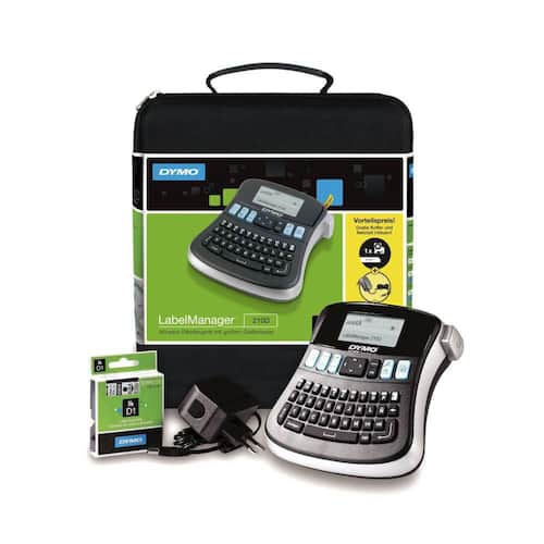 Dymo LabelManager™ 210D mit Koffer, Beschriftungsgerät, Etikettendrucker, 1 Stück Artikelbild Secondary1 L