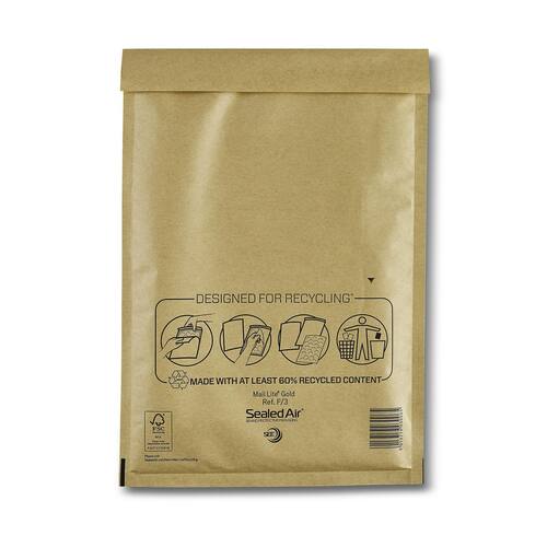Mail Lite® Luftpolsterversandtasche, F/3, 220x330mm, braun, 50 Stück pro Packung Artikelbild