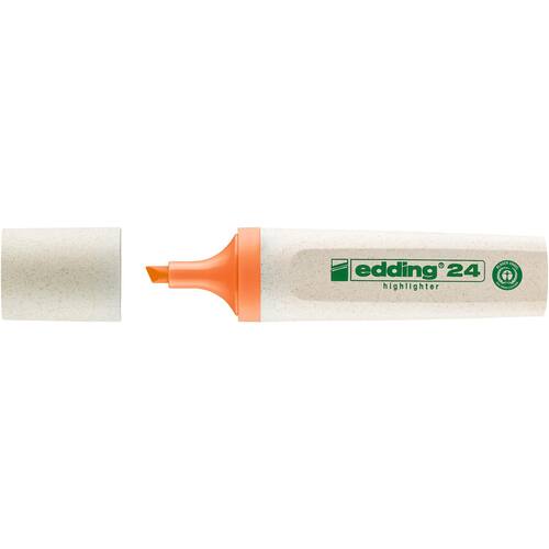 edding Textmarker 24 EcoLine, Keilspitze, 2-5 mm, orange Artikelbild