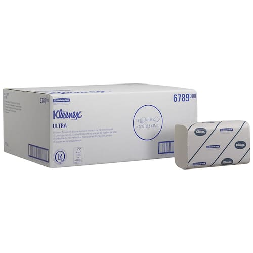Kleenex® Handtücher Interfold Weiß 21,7x21cm Artikelbild Secondary1 L
