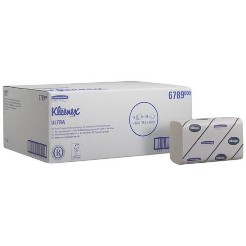 Kleenex® Handtücher Interfold Weiß 21,7x21cm Artikelbild Secondary1 L