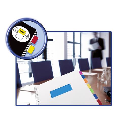Post-it® Index-Haftstreifen Strong - Rot, Blau, Gelb Artikelbild Secondary4 L