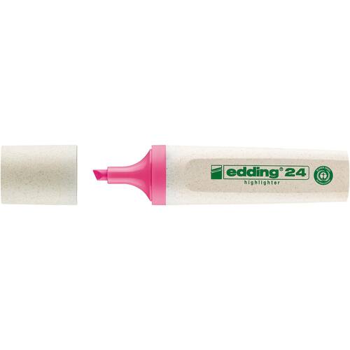 edding Textmarker 24 EcoLine, Keilspitze, 2-5 mm, 4er-Set Artikelbild Secondary8 L