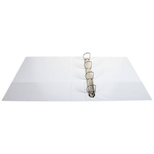 Exacompta Kreacover® Ringbuch, 4 D-Ringe, 40mm, A4 Maxi, 370 Blatt, Karton mit PP-Beschichtung, weiss, 1 Stück Artikelbild Secondary1 L