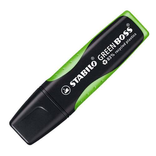 STABILO Textmarker Green Boss, Leuchtmarker, Leuchtstift,  grün, 2-5mm, Keilspitze, 1 Stück Artikelbild Secondary1 L