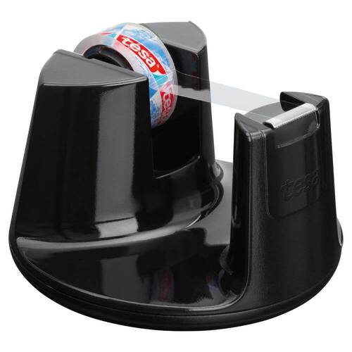 tesa® Tischabroller Easy Cut Compact, schwarz, inkl. Klebeband, 1 Stück Artikelbild Secondary1 L
