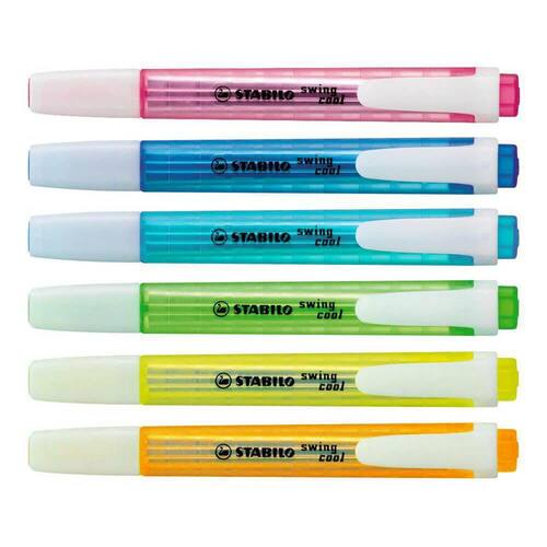 STABILO Swing Cool Textmarker, Highlighter, 6er-Set Artikelbild Secondary1 L