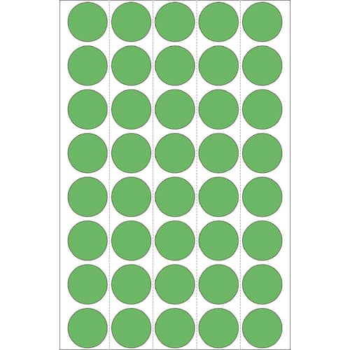 Herma Markierungspunkte, ø 19mm, grün, 1280 Stück/Packung Artikelbild Secondary3 L