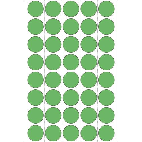 Herma Markierungspunkte, ø 19mm, grün, 1280 Stück/Packung Artikelbild Secondary3 L