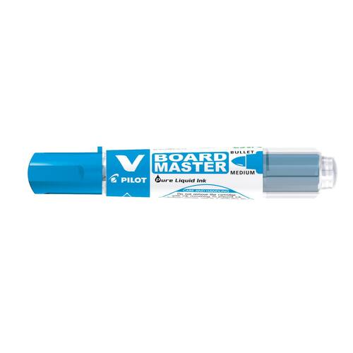 Pilot Begreen Whiteboard Marker V-Board Master Begreen, Boardmarker, Rundspitze, M, blau, 1 Stück Artikelbild Secondary4 L