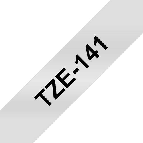 Brother Schriftband für P-Touch, 18 mm, transparent/Schwarz - TZE-141 Artikelbild Secondary1 L