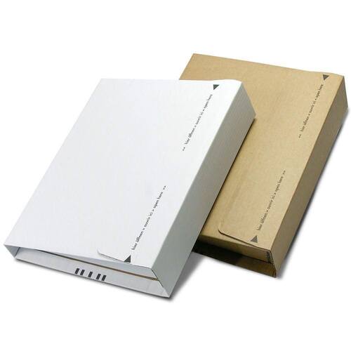 Pressel Ordnerversandbox mit Haftklebeverschluss, variable Füllhöhe, 320x290x40-80mm, Braun, 20 Stück Artikelbild Secondary3 L