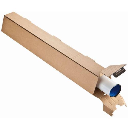 ColomPac Versandverpackung Trapez A1 mit Haftklebeverschluss, Versandhülse, 610x105/55x75mm (A1), Braun, 20 Stück pro Packung, 2 Packungen Artikelbild Secondary1 L