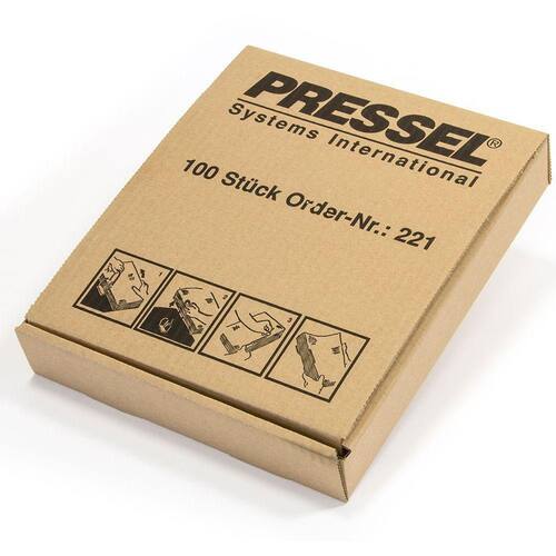 Pressel Aktenbinder, rot, 100 Stück Artikelbild Secondary1 L