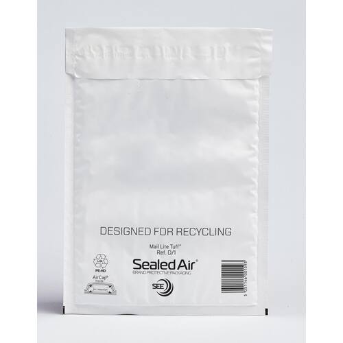 Mail Lite Tuff® Bubbelpåse D/1 180x260mm självhäftande produktfoto