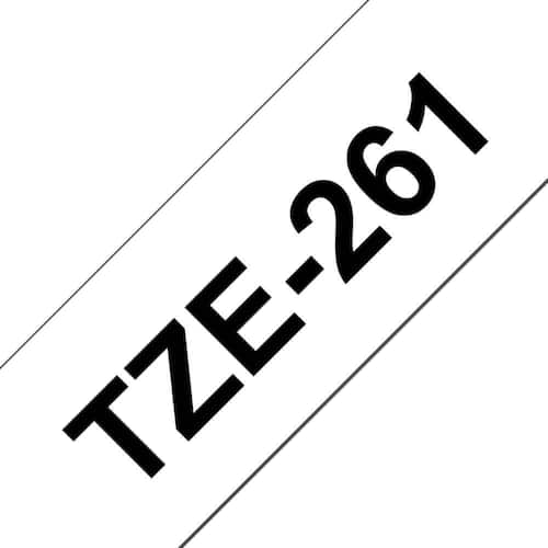 Brother Schriftband für P-Touch, 36 mm, Weiß/Schwarz - TZE-261 Artikelbild Secondary1 L