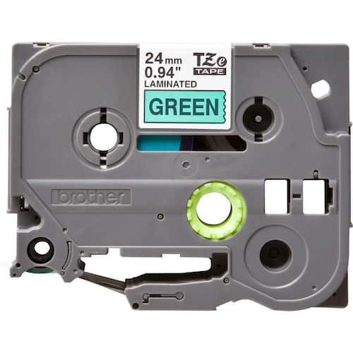 Tape BROTHER TZe-751 24mmx8m sort/grønn produktbilde Secondary1 L