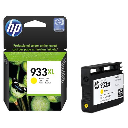 HP Original Tintenpatronen, HP 933 XL, CN056AE, Gelb Artikelbild