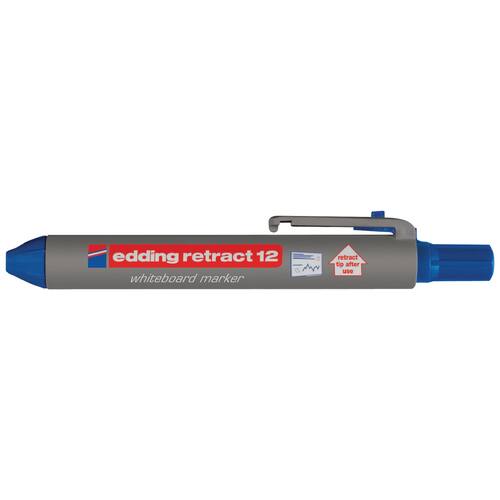 edding Whiteboard-Marker 12 retract, Blau Artikelbild Secondary3 L